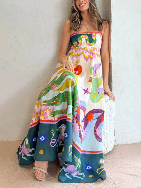 Indie Style Dress, Bohemian Dress